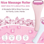 Metal Rose Gold Massage Roller for Facial and Body Ice Therapy