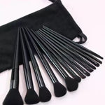 13 Piece Makeup Brush Set for Powder Blush Eye Lip