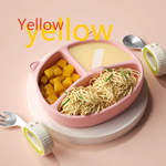 Silicone Food Bowl Baby Plate Baby Suction Cup