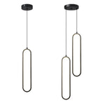 Nordic Minimalist Linear LED Chandelier