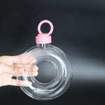 Plastic beverage bottle