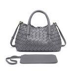 Woven Double-Sided Shoulder Tote Bag