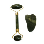 Jade Roller Scraper Dual Head Facial Massage Tool