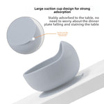 Silicone baby food supplement snail bowl