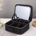 LED Illumination Makeup Mirror with Storage Bag