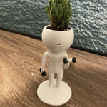 Human Shape Resin Flower Pot