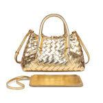 Woven Double-Sided Shoulder Tote Bag