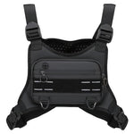 Mens Tactical Chest Bag Outdoor Sports Cycling Vest Backpack