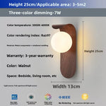 Ultra Thin Modern Wall Light with Dimmable LED