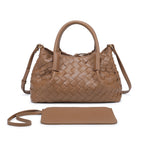 Woven Double-Sided Shoulder Tote Bag