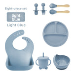 Baby Silicone Feeding Tableware Set