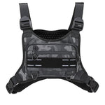 Mens Tactical Chest Bag Outdoor Sports Cycling Vest Backpack