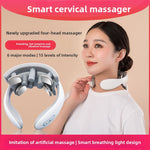 Portable Cervical Massager with Heat and Electrotherapy
