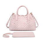 Woven Double-Sided Shoulder Tote Bag