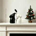 Modern Couple Elephant Home Decor