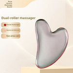 Resin Crystal Facial Massage Roller and Gua Sha Board Set