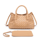 Woven Double-Sided Shoulder Tote Bag
