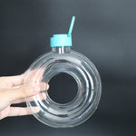 Plastic beverage bottle
