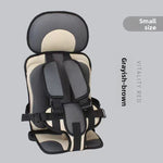 Children's Seat Cushion Simple Portable Baby Car Heightened Cushion Car Standard Seat Cushion for 6 Years Old