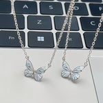Luminous Butterfly Necklace Bracelet Set