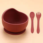 Silicone baby food supplement snail bowl