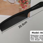 Plastic hair comb