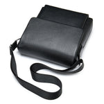 Cowhide Men's Shoulder Bag, Casual Cowhide Flap-Style Shoulder Bag for Men, Trendy and Versatile Commuter Crossbody Bag