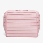 Geometric Rhombus Cosmetic Bag with Partitioned Storage
