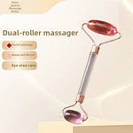 Resin Crystal Facial Massage Roller and Gua Sha Board Set