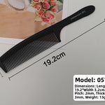 Plastic hair comb