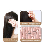 Silicone Shampoo and Massage Comb