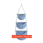 Bohemian Woven Hanging Storage Basket