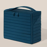 Geometric Rhombus Cosmetic Bag with Partitioned Storage