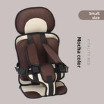 Children's Seat Cushion Simple Portable Baby Car Heightened Cushion Car Standard Seat Cushion for 6 Years Old