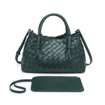 Woven Double-Sided Shoulder Tote Bag