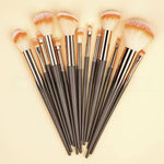 13 Piece Makeup Brush Set for Powder Blush Eye Lip