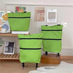 Foldable Waterproof Shopping Trolley Bag with Wheels