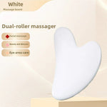 Resin Crystal Facial Massage Roller and Gua Sha Board Set