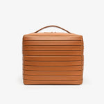 Geometric Rhombus Cosmetic Bag with Partitioned Storage