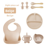 Baby Silicone Feeding Tableware Set