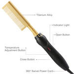 Multifunctional Electric Hair Curling Straightening Comb