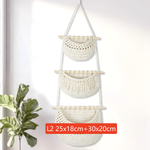 Bohemian Woven Hanging Storage Basket