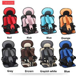 Children's Seat Cushion Simple Portable Baby Car Heightened Cushion Car Standard Seat Cushion for 6 Years Old