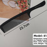 Plastic hair comb