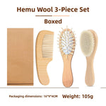 Wooden Hair Care Comb Set