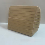 Geometric Rhombus Cosmetic Bag with Partitioned Storage