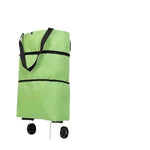 Foldable Waterproof Shopping Trolley Bag with Wheels