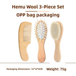 Wooden Hair Care Comb Set