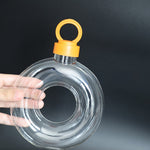 Plastic beverage bottle