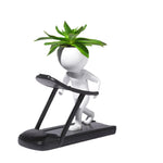 Human Shape Resin Flower Pot